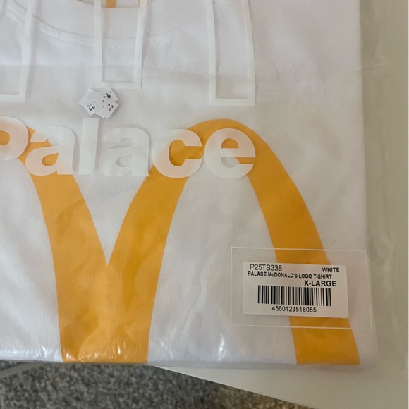 Palace White and Orange Logo T-Shirt - Picture 2 of 5